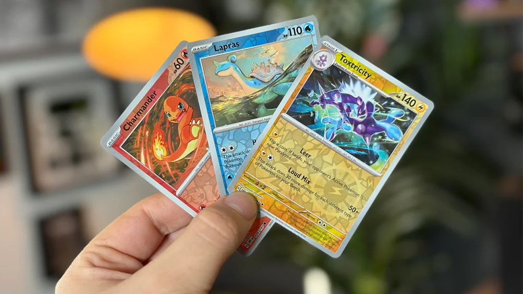 what is a reverse holo card