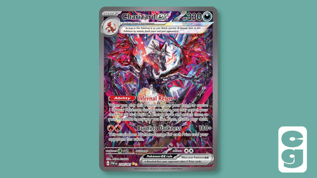 Charizard ex, a Tera Pokemon card from Paldean Fates