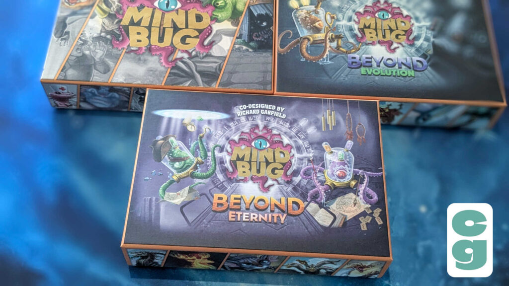 Mindbug Beyond Eternity and the other Mindbug games