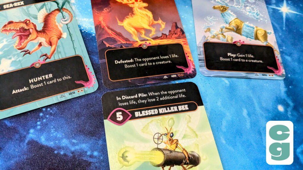 Mindbug: Beyond Eternity boost cards