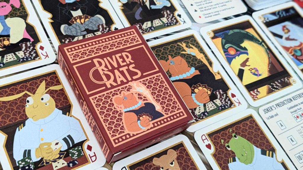 River Rats box and cards