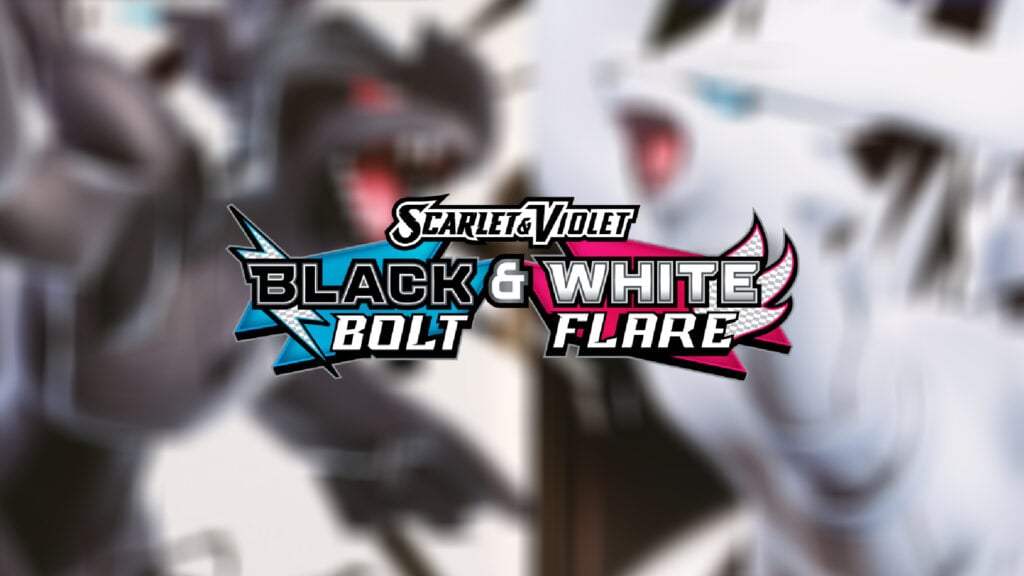 The new split expansion for the Pokémon TCG, Scarlet & Violet's Black Bolt and White Flare sets, release on July 18th, 2025. Image credit: The Pokémon Company