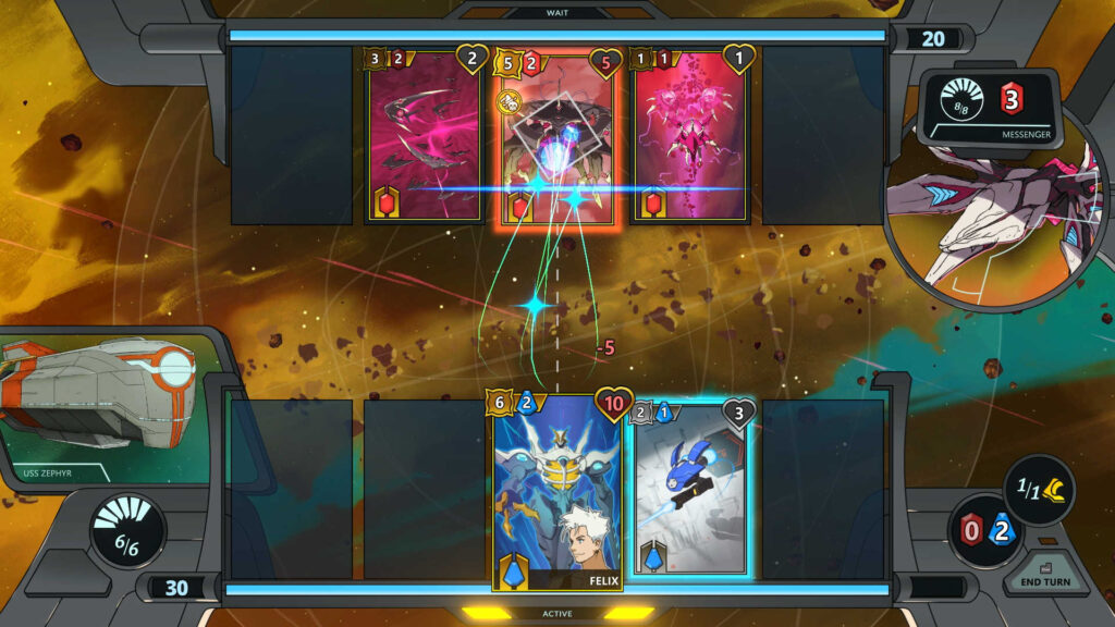 Another combat screenshot from Battle Suit Aces