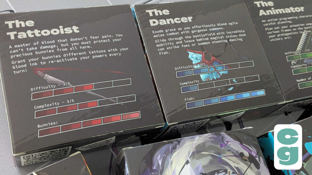 Re;Act box backs