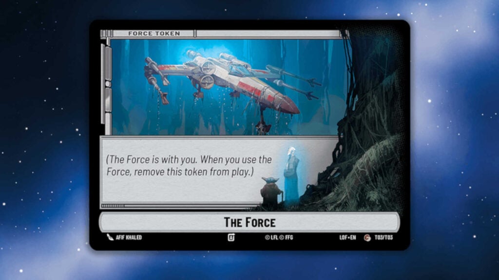 The Force Token from Star Wars Unlimited